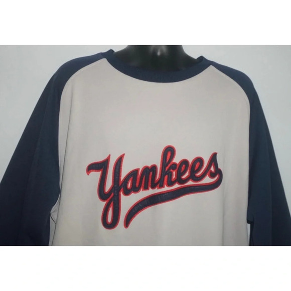 Nike New York Yankees Reggie Jackson Cooperstown Collection Sweatshirt Jersey 2X - Picture 2 of 13